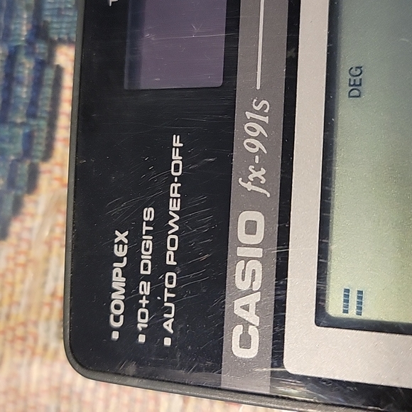 Vintage Casio  Calculator - Picture 2 of 3